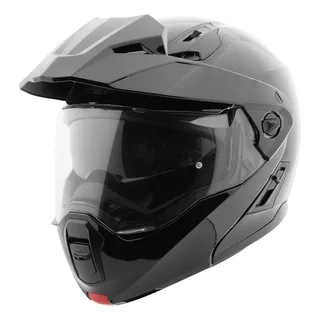 Casco Abatible Joe Rocket Rkt 500 Solid Negro Brillante