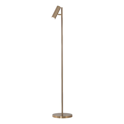 Lampara De Pie Moderna Lyon Aluminio Dorado 1xgu10 Led