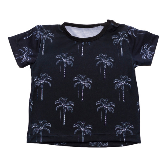 Remera De Bebe Nene Modal Suave Con Estampado Hipoalergenico