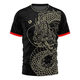 Camiseta Futbol Kapho China Black Dragon Limited Niños
