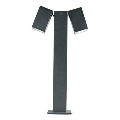 Farol Doble Mini Farola Exterior Aluminio Apto Led Del