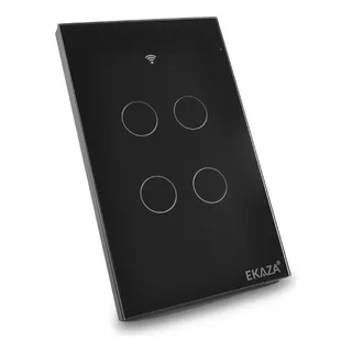 Interruptor Inteligente Ekaza T1074-4w 4 Botões Branco Wifi