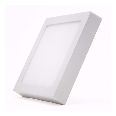 Panel Led De Plafon Aplique Macroled 12w Cuadrado 220v