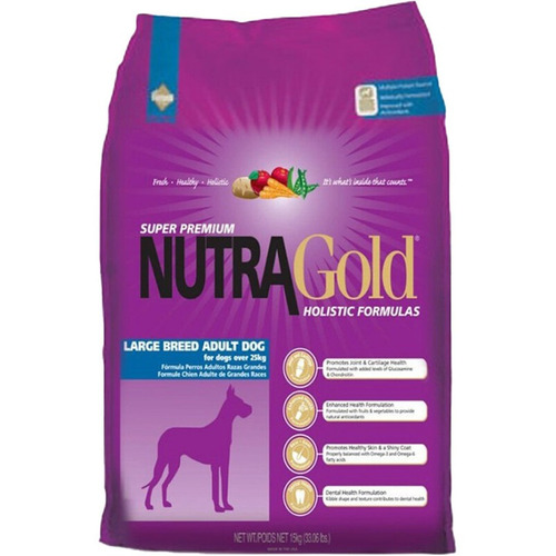 Nutra Gold perro razas grandes 15kg