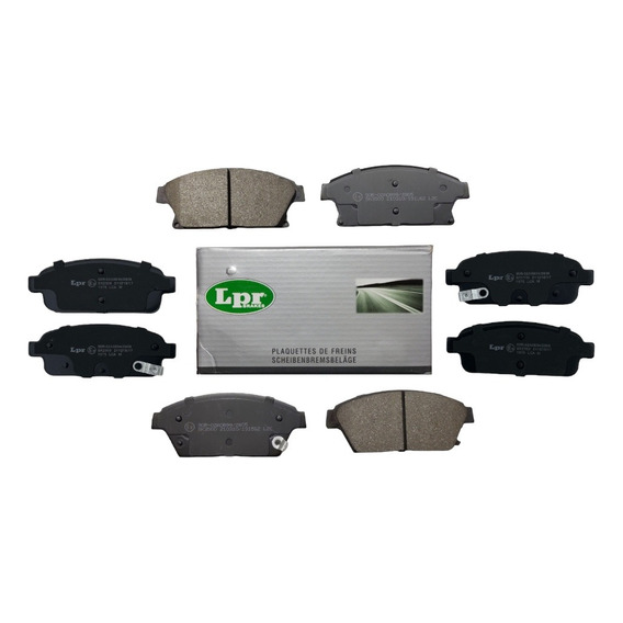 Kit X8 Pastillas Freno Lpr Chevrolet Tracker Ls-lt-lts 13/16