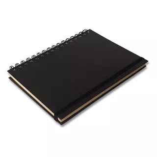 Cuaderno Libreta Ecológico Negro 15x21cm Tapa Dura 100 Hojas