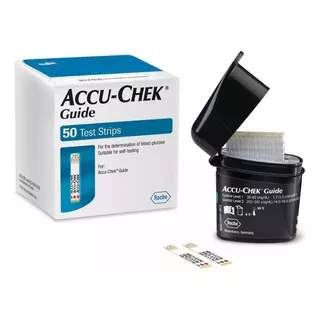 Accu Check Guide Tiras Reactivas De Glucosa 50 Pzas