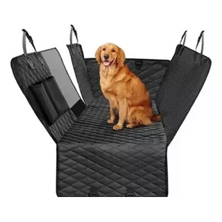 Cubre Asiento Impermeable Perro Mascota Alta Calidad Negro