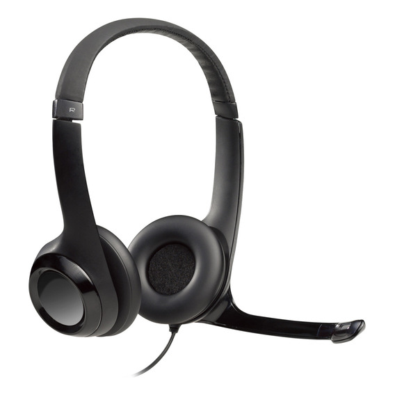 Audífonos Logitech H390, Diadema color negro