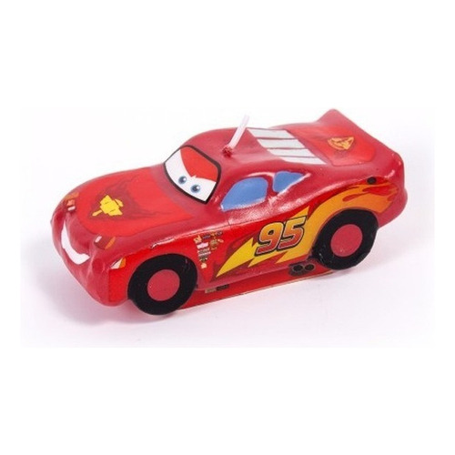 Vela 3d Cars Rayo Mcqueen Para Cumpleaños