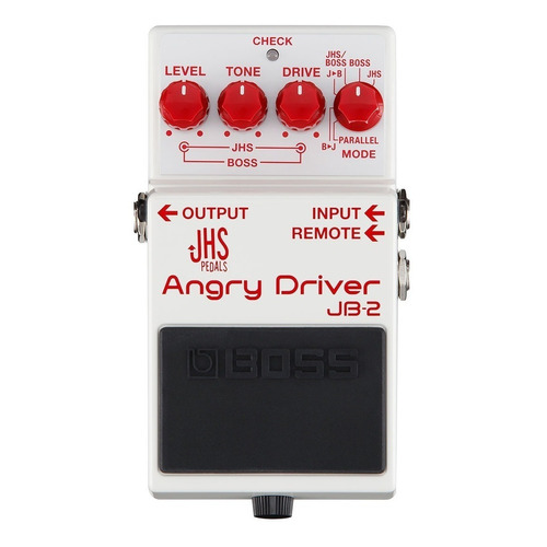 Pedal de efecto Boss JHS Pedals Angry Drive JB-2  blanco