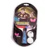 Raqueta de ping pong Butterfly Timo Boll 3000 negra y roja FL (Cóncavo)