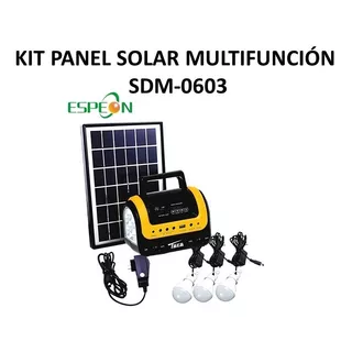 Kit Panel Solar Multifuncion Sdm-0603