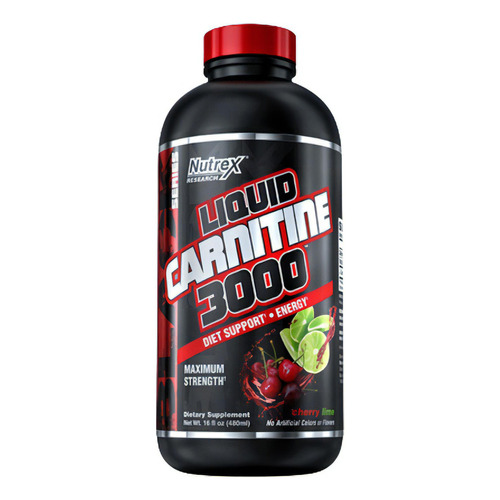 Liquid L-carnitine 3000 473 Ml (32 Srvs) Carnitina Líquida Sabor Cereza/lima