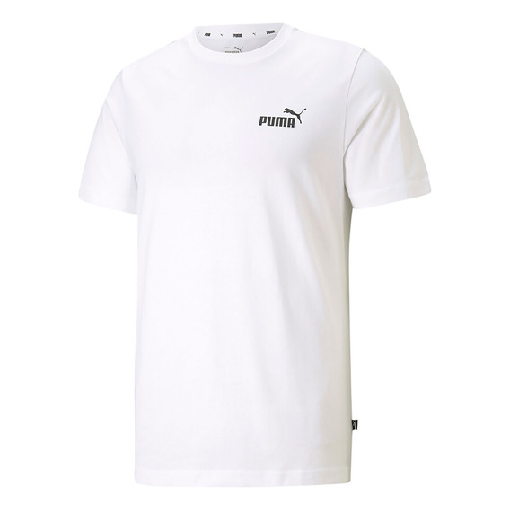 Camisa Puma Ess Small Logo Tee  Hombre -blanco