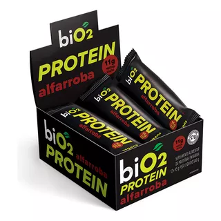 Bio2 Protein Barra De Proteína Sabor Alfarroba Vegana Sem Glúten 45 G