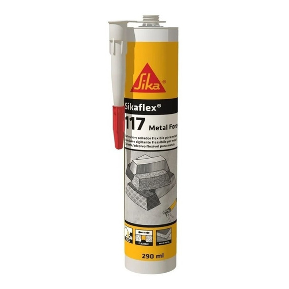 Adhesivo Sikaflex 117 Metal Force X 290ml Sika Construccion