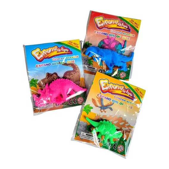 Sorpresa Cumpleaños Dinosaurios Crecencios Pack 20 Unidades