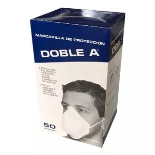 Mascarilla Barbijo Doble A X50 Unidades (caja Cerrada)