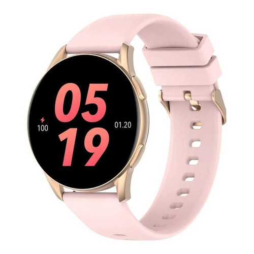 Reloj Inteligente Smartwatch Kieslect L11 Pro Rosado Lady Color De La Malla Rosa Claro Color De La Caja Rosa Claro