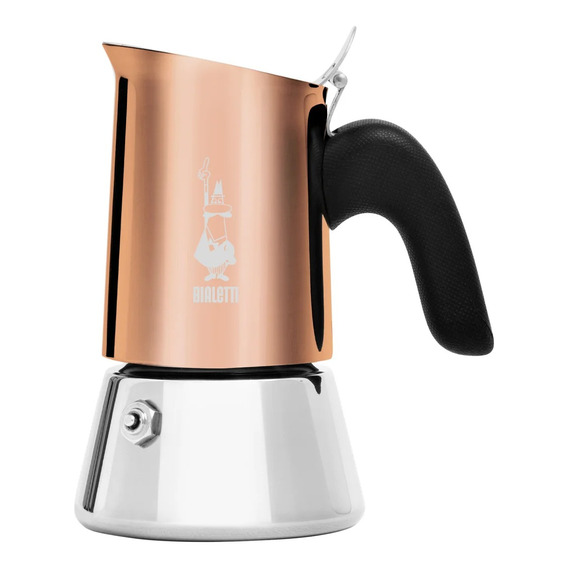 Cafetera Italiana De Acero Venus 2 Tazas Cobre Bialetti