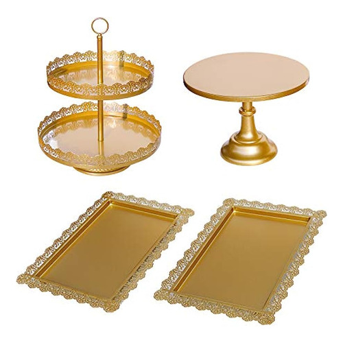 Bases Para Pasteles Juego De 4 Soportes Para Tartas