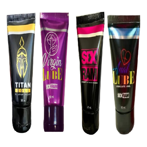 Pack X4 Lubricante Titan + Excitante + Anal + Estrechante