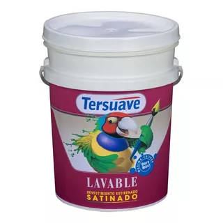 Latex Lavable Interior Satinado Bco Tersuave 20 L Color Blanco