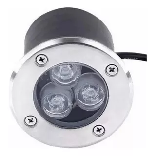 Balizador Luminária Led Chão Piso 3w Blindado Quente 3000k Luz Branco-quente 110v/220v