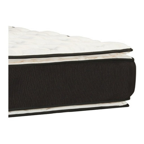 Colchón 1 plaza de resortes La Cardeuse LC 500 - 80cm x 190cm x 33cm con doble luxury pillow top