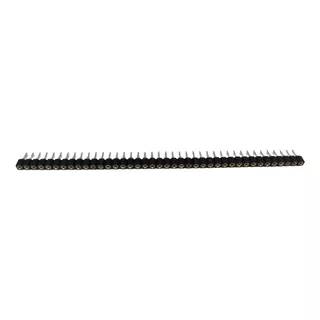 Tira De 40 Pines Hembra Torneados 1x40 2,54mm Pack X 10