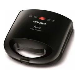 Grill E Sanduicheira Pratic Sn-01 750w Preta Mondial Cor Preto 110V no Mercado Livre com oferta e cupom de desconto