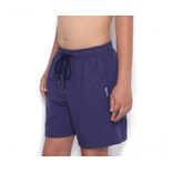 Short Playero Para Niños Bermudas Microfibra Unicolor