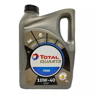 Aceite Para Motor Total Semi-sintético 10w-40 Para Autos, Pickups & Suvs De 1 Unidad X 4l