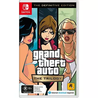 Grand Theft Auto: The Trilogy  Definitive Edition Rockstar Games Nintendo Switch Físico