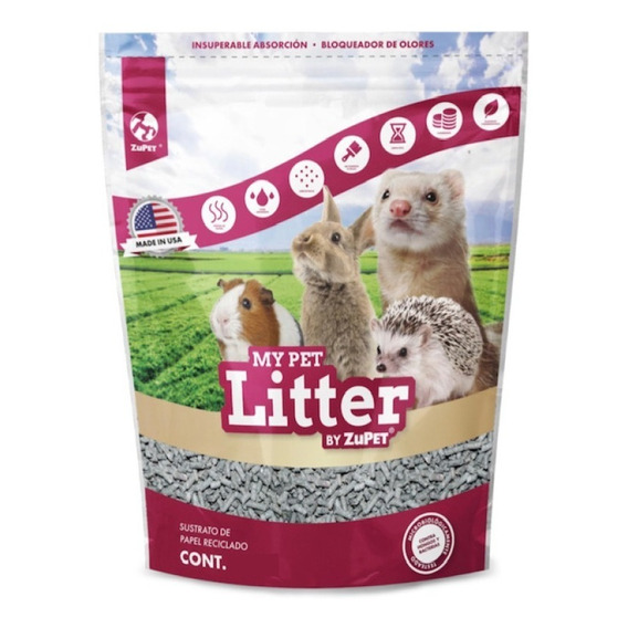 Sustrato De Papel Reciclado My Pet Litter 4lts