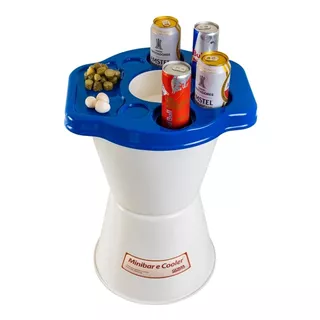 Cooler Térmico Mesa De Apoio P/ Bebidas E Petiscos Jogo Copa