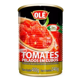 Tomate Pelado Em Cubos Olé Lata 240g