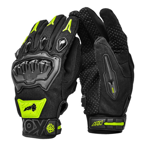 Guantes Delta Touch 2.0 Kov Color Negro/amarillo Talla Xxl