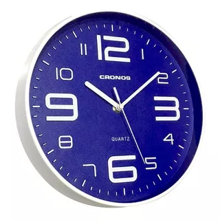 Reloj Pared Cronos Centenario 25cm Quartz Silencioso Moderno