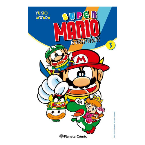 Super Mario Nãâº 03, De Sawada, Yukio. Editorial Planeta Cómic, Tapa Blanda En Español