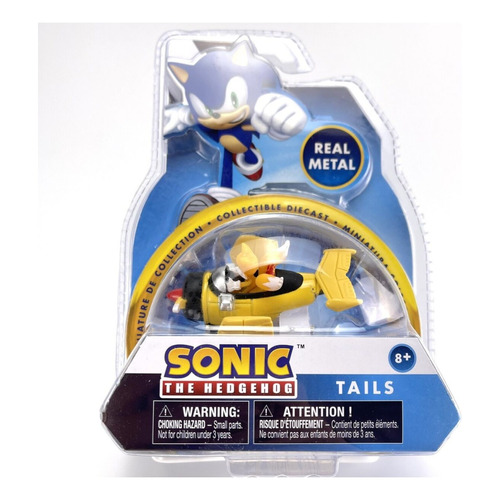 Vehículo Sonic Tails The Hedgehog Real Metal 64197