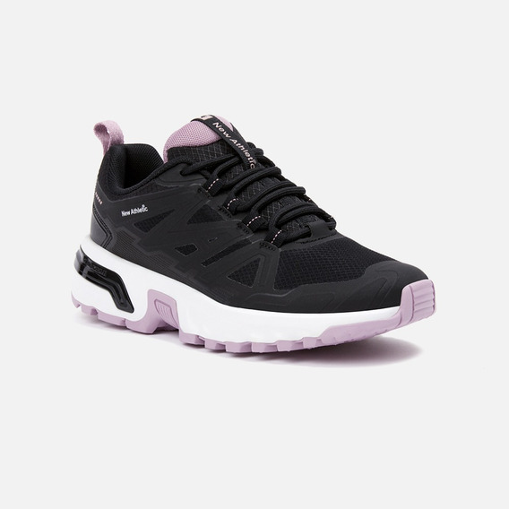 Zapatillas New Athletic Outdoor Tr26 Negro Con Rosa Mujer