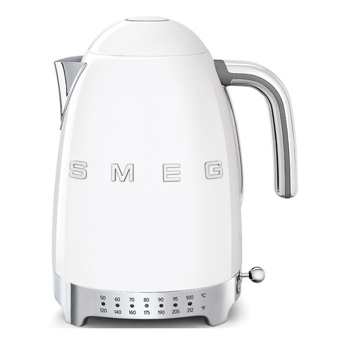 Pava eléctrica Smeg KLF04 50's Retro Style blanca 220V - 240V 1.7L