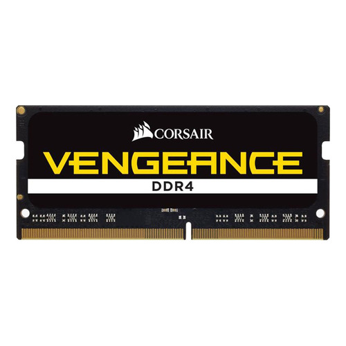 Memoria RAM Vengeance gamer color negro 16GB 1 Corsair CMSX16GX4M1A2400C16