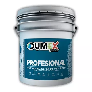 Pintura 100% Acrílica Satinada Profesional Dumex 19 Litros