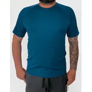Camiseta Slim Dryfit Azul Petróleo Allwinners