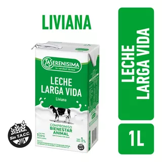 Leche La Serenisima Descremada Larga Vida X 1 L 1% X 12u 