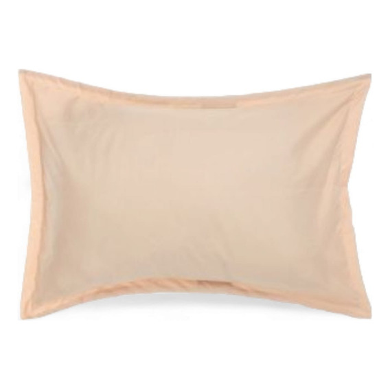 Funda Para Almohada Blanca Pack X2 Beige Oscuro