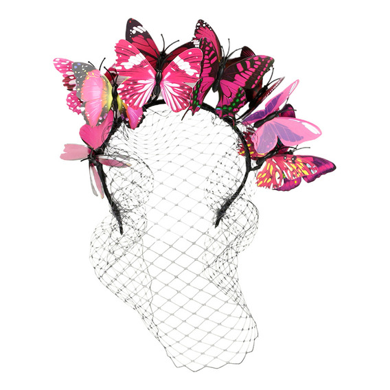 Diadema Bohemia Con Forma De Mariposa Para El Pelo, Diseño B